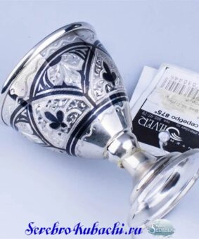 серебряная кубачинская рюмка