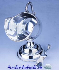 Серебряная сахарница в виде зольника 9 Серебряная сахарница в виде зольника 3