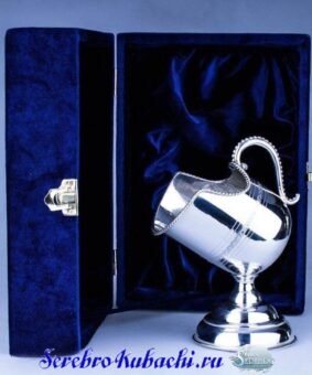 Серебряная сахарница в виде зольника 5