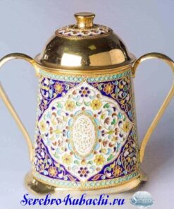 серебряная сахарница