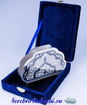 салфетница серебро
