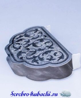 серебряная салфетница