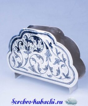 серебряная салфетница