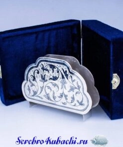 серебряная салфетница