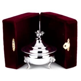 серебряная соусница