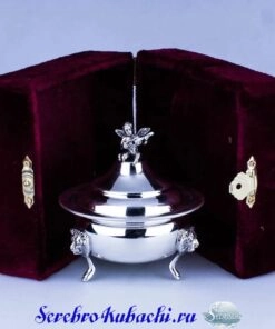 серебряная соусница