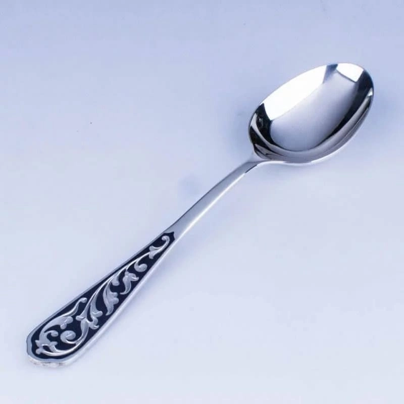 серебряная столовая ложка