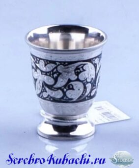 Подарочный серебряный набор 10 стопка для водки серебряная