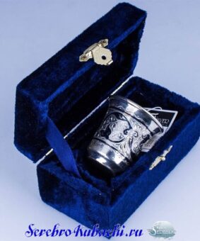 Стопка из серебра Кубачи 5 стопка из серебра кубачи