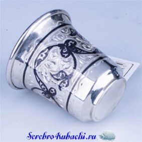 стопка из серебра кубачи