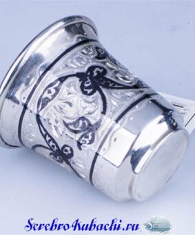 стопка из серебра кубачи
