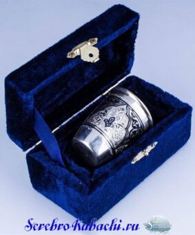 серебряная чарка кубачи