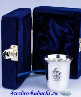 серебряная стопка герб россии