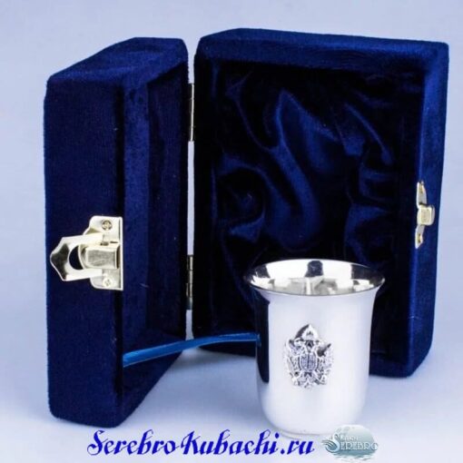 серебряная стопка герб россии