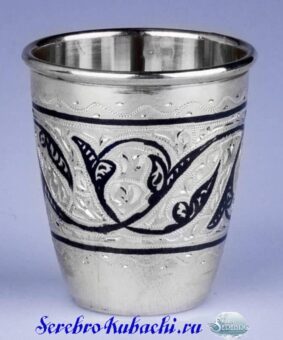 кубачинская серебряная стопка