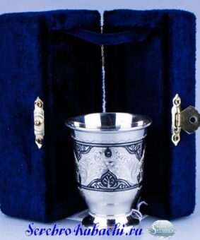стопка серебряная кубачи