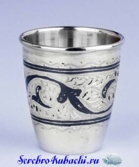 кубачинская серебряная стопка