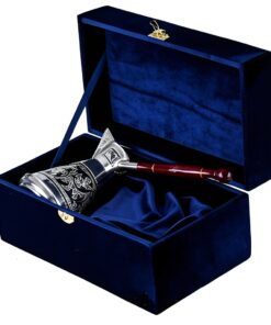 серебряная турка в футляре