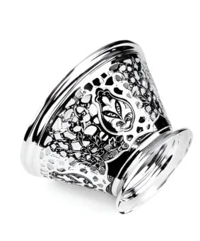серебряная ваза для конфет