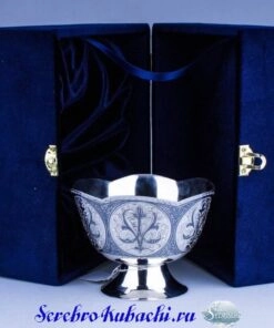 серебряная вазочка Кубачи