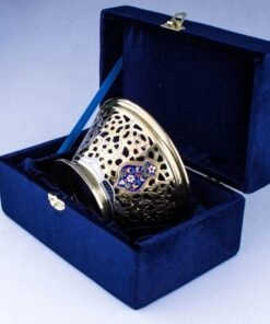 серебряная ажурная вазочка