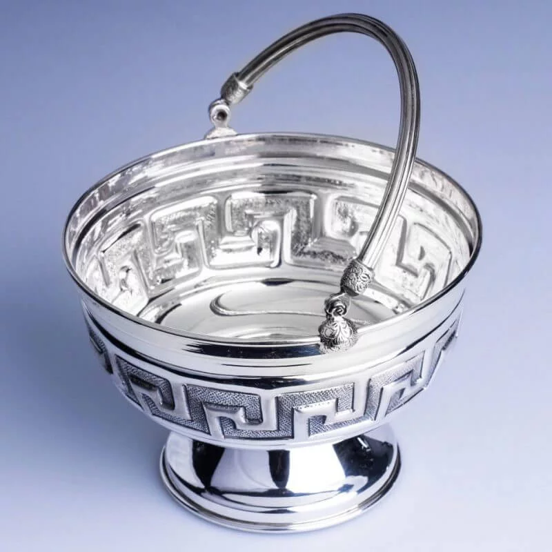 Серебряная ваза Греческая 2 серебряная ваза греческая