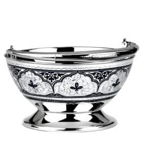 серебряная вазочка