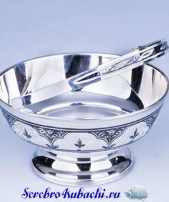 серебряная корзинка кубачи