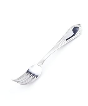 вилка из серебра