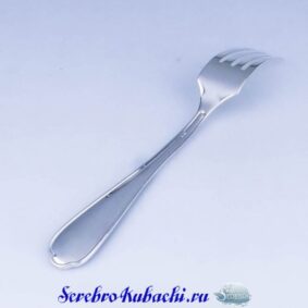 вилка серебряная