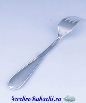 вилка серебряная
