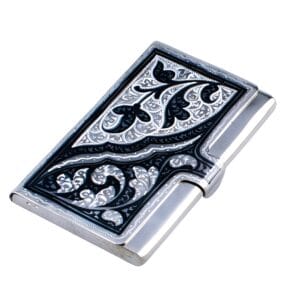 Серебряная визитница