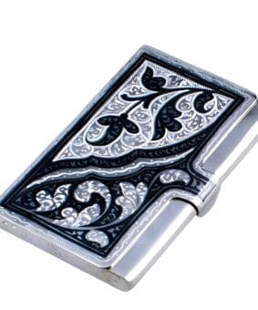 Серебряная визитница