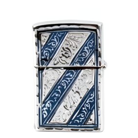 Серебряная зажигалка Zippo