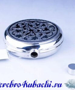 серебряная женская фляжка