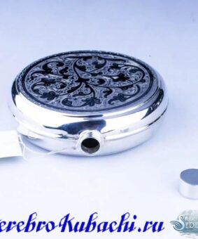 серебряная женская фляжка