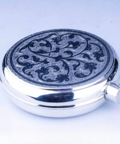 серебряная женская фляжка