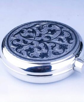 серебряная женская фляжка