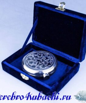 серебряная женская фляжка