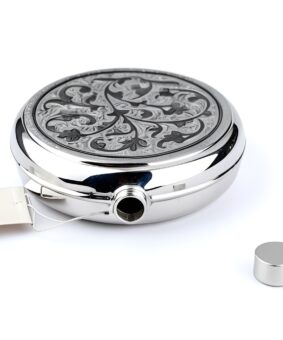 Серебряная женская фляжка