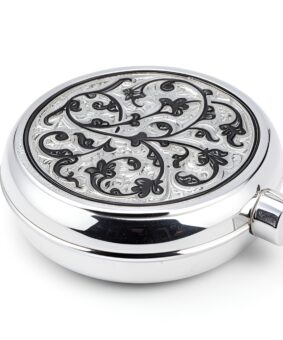 Серебряная женская фляжка