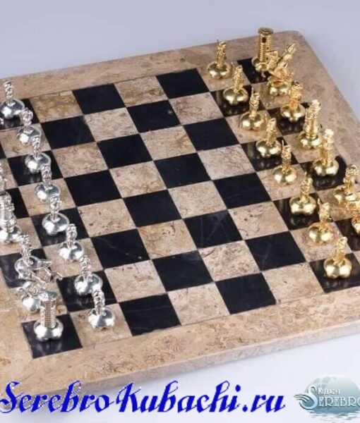 серебряные шахматы