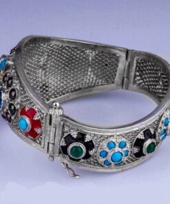 серебряный филигранный браслет