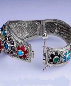 серебряный филигранный браслет