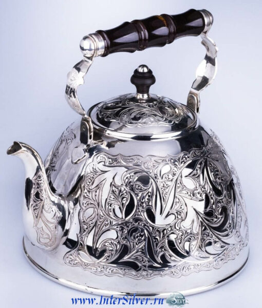 чайник для кипятка из серебра