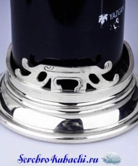 Серебряная подставка под бутылку 2