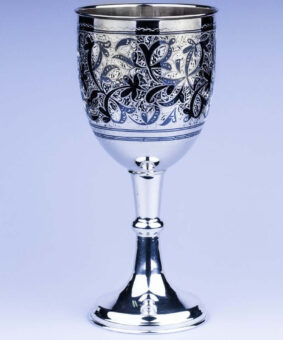 серебряный кубок кубачи