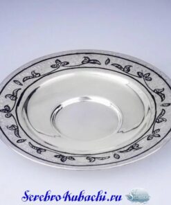 серебряное блюдце