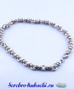 цепь серебряная