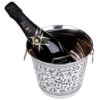 серебряное ведро для шампанского